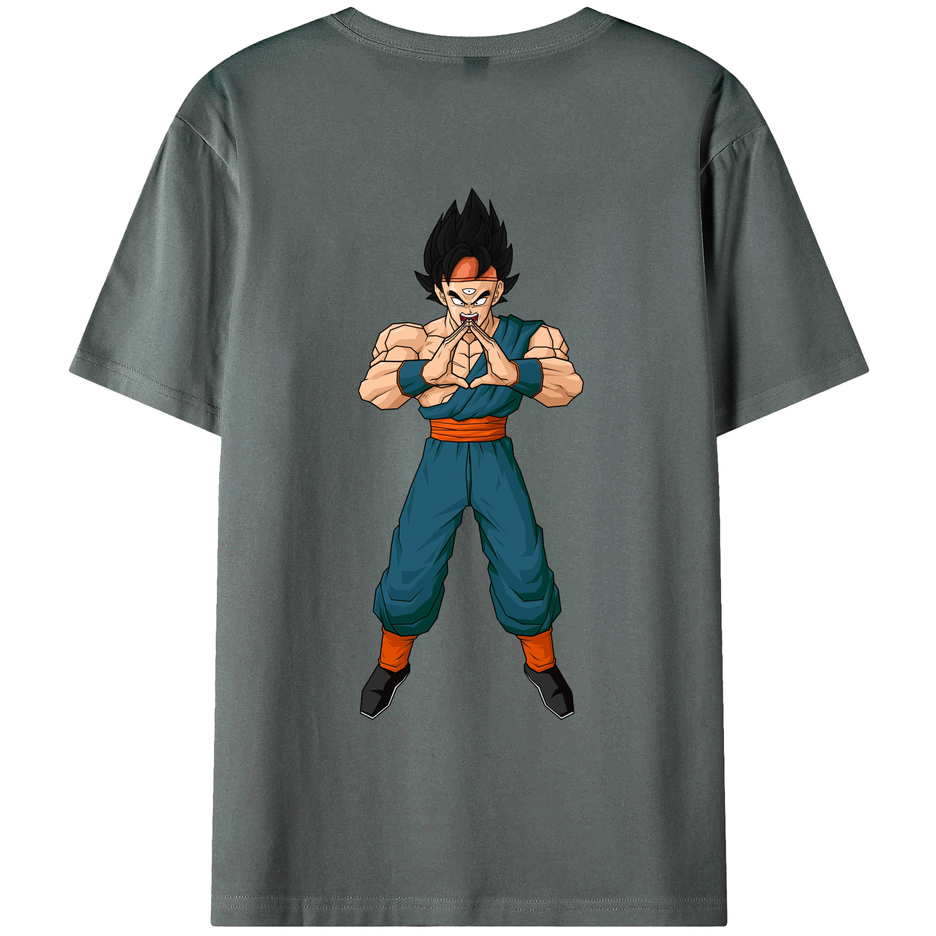 （画像用） ドラゴンボール DRAGON BALL 綿100％ メンズ半袖Tシャツ（バックプリント） 通気性
